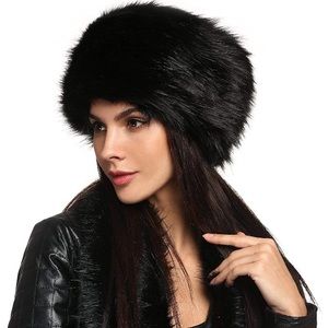 Winter Faux Fur Russian Cossack Style Hat